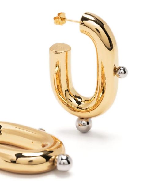 Rabanne XL Link hoop earrings - Gold