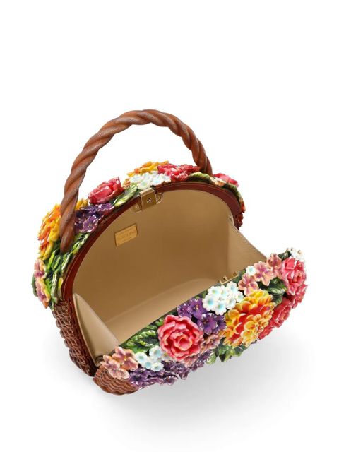 Dolce & Gabbana Dolce Box leather tote bag - Brown