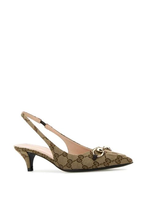 Gucci 45mm GG Supreme pumps - Neutrals - zdjęcie produktu nr 2