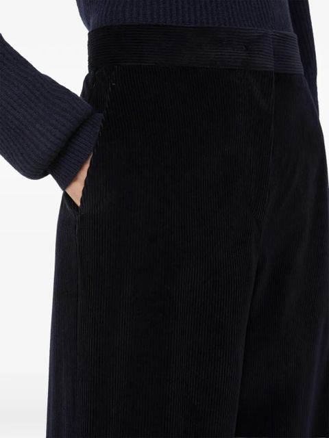 Max Mara Faretra corduroy trousers - Blue