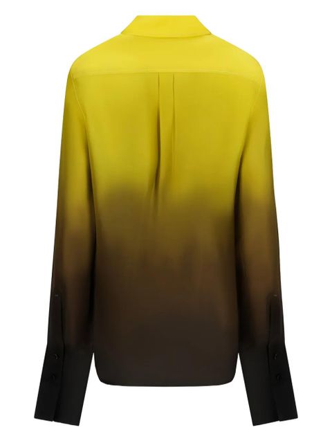 Sportmax button-fastening silk shirt - Yellow