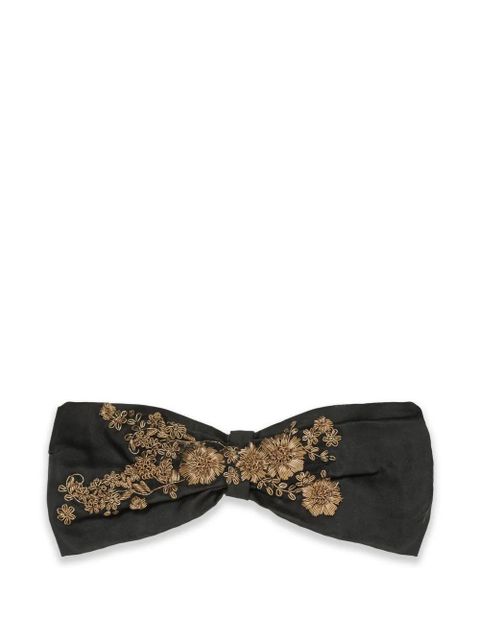 Jennifer Behr Safina floral headband - Black - zdjęcie produktu nr 1