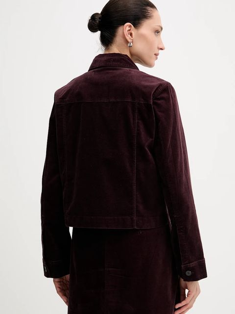 Marc O'Polo kurtka kolor bordowy przejściowa 511096874007