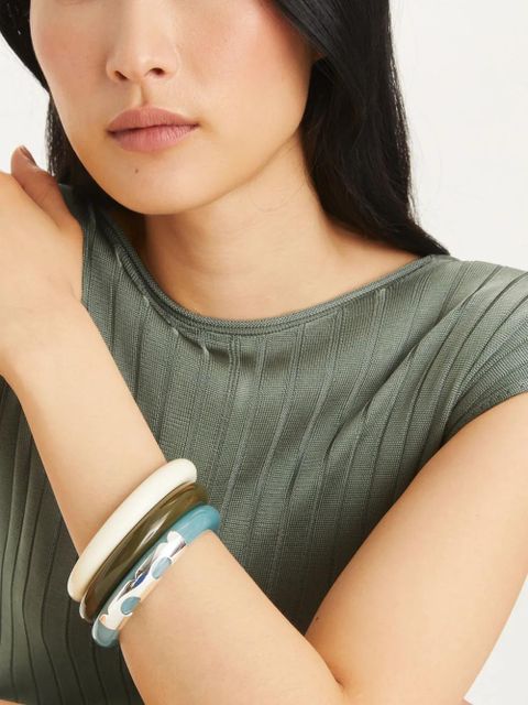 Tory Burch Resin bangle set - Blue
