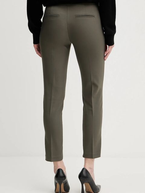 Morgan spodnie PROSY.F damskie kolor zielony fason cygaretki medium waist PROSY.F - zdjęcie produktu nr 2