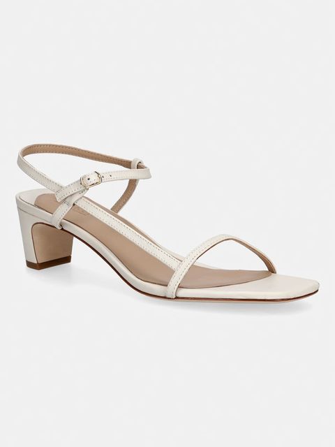 Lauren Ralph Lauren sandały na niskim obcasie skórzane Lainee Md Hl - zdjęcie produktu nr 2