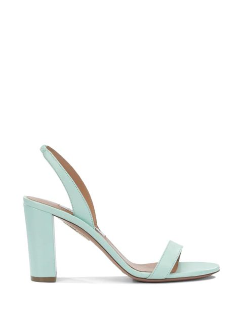 Aquazzura So Nude Block 85 sandals - Blue - zdjęcie produktu nr 1