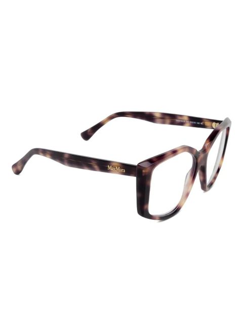 Max Mara Eyewear tortoiseshell-effect glasses - Brown - zdjęcie produktu nr 2