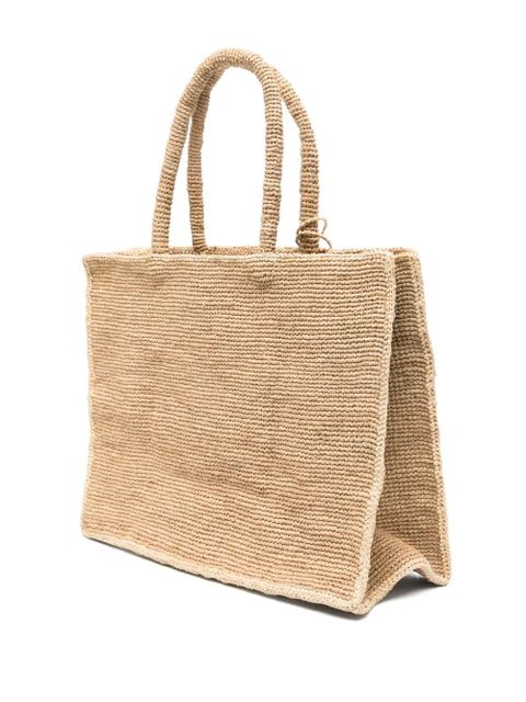 MC2 Saint Barth Vanity Raffia tote bag - Neutrals