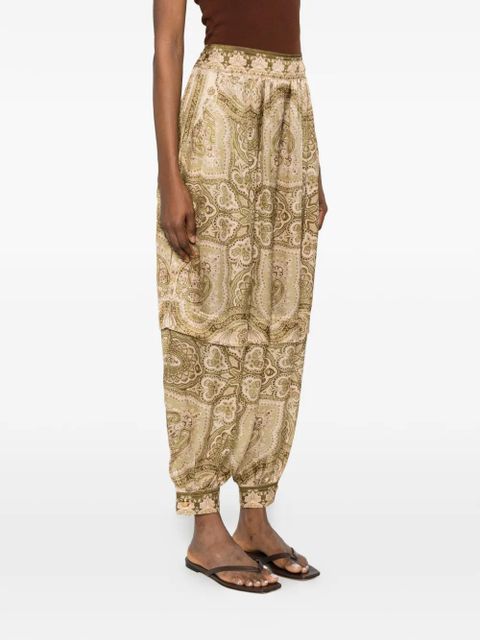 ZIMMERMANN paisley trousers - Neutrals
