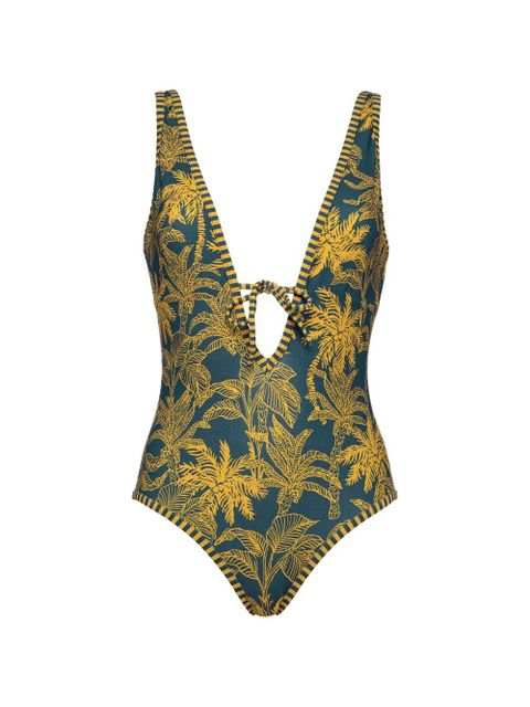 ERES Destination V-neckline swimsuit - Blue - zdjęcie produktu nr 1