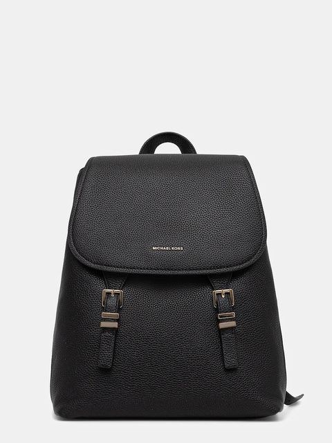 MICHAEL Michael Kors plecak skórzany QUINN damski kolor czarny duży gładki 30T5GQNB2L - zdjęcie produktu nr 1