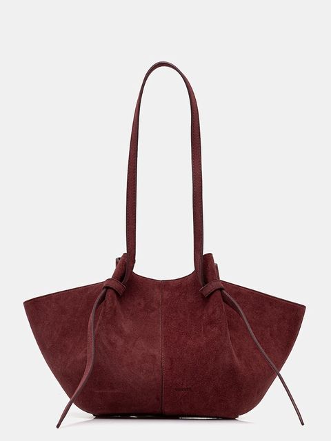 Yuzefi torebka zamszowa MOCHI kolor bordowy YUZCO-HB-MO-S024 - zdjęcie produktu nr 1