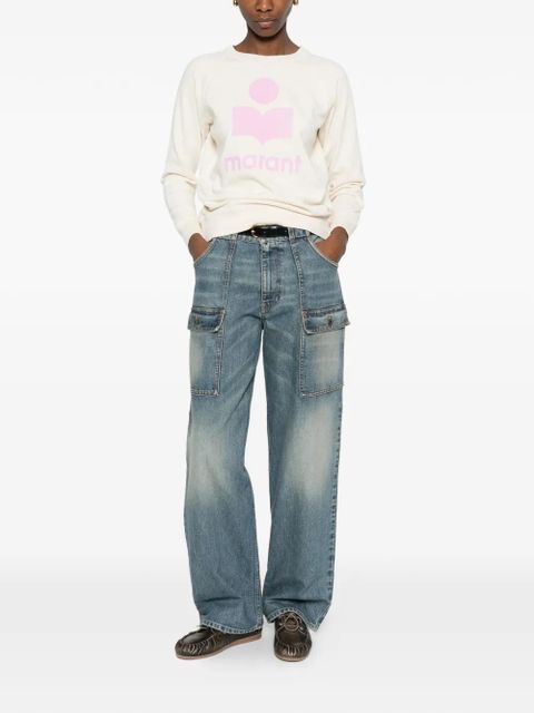 MARANT ÉTOILE Millyny crew-neck sweatshirt - Neutrals - zdjęcie produktu nr 2