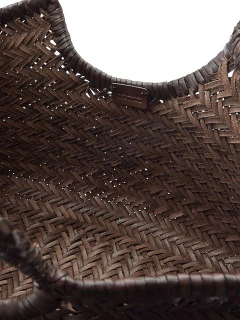 DRAGON DIFFUSION Big Nantucket handwoven big tote bag - Brown