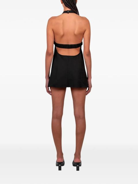 Gimaguas Iris halter-neck mini dress - Black