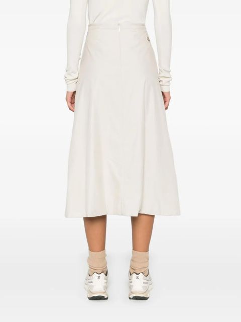 Moncler padded midi skirt - Neutrals