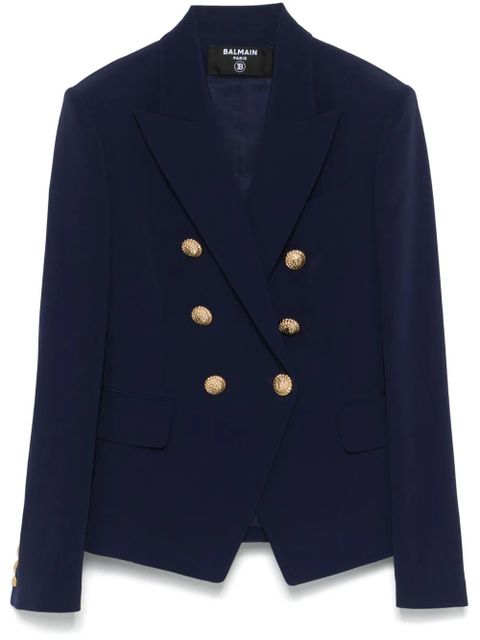 Balmain crepe blazer - Blue - zdjęcie produktu nr 1