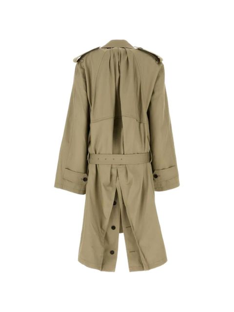Balenciaga gabardine trench coat - Neutrals - zdjęcie produktu nr 2