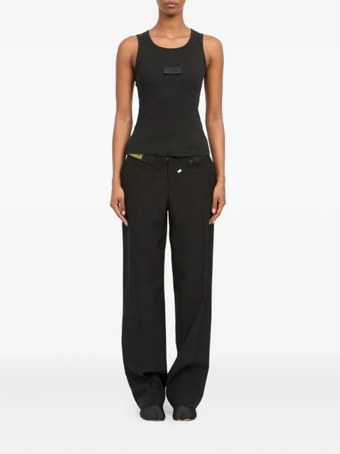 MM6 Maison Margiela plaque tank top - Black - zdjęcie produktu nr 2