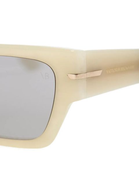 Victoria Beckham rectangle-frame sunglasses - Neutrals
