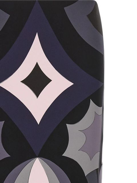 PUCCI Iride-print maxi skirt - Black