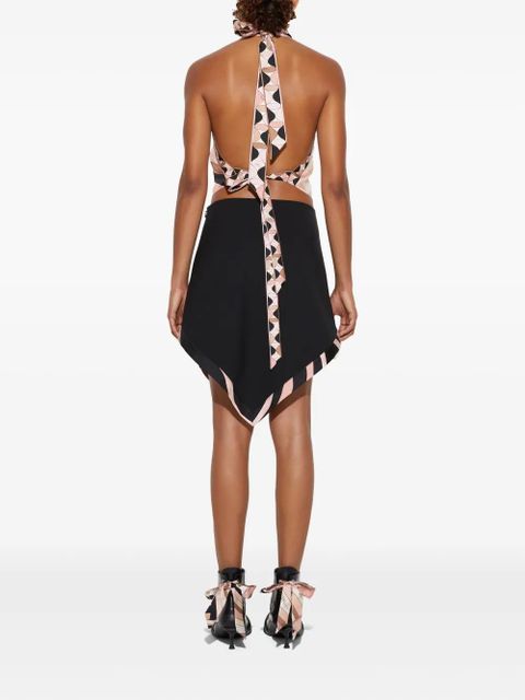 PUCCI triangle mid skirt - Black