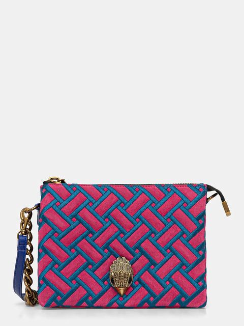 Kurt Geiger London torebka skórzana KENSINGTON kolor różowy 5013557219 - zdjęcie produktu nr 1