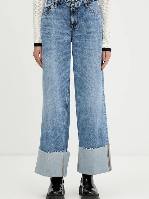 Guess Jeans jeansy damskie kolor niebieski W6RA2B D5M5M - zdjęcie produktu nr 1