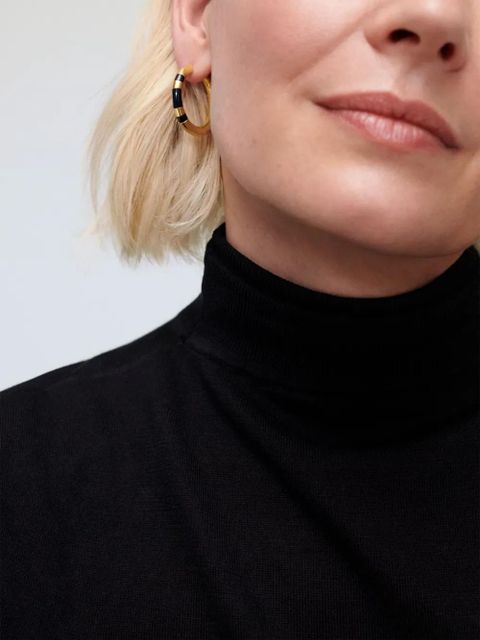 Monica Vinader medium Kate Young hoop earrings - Gold