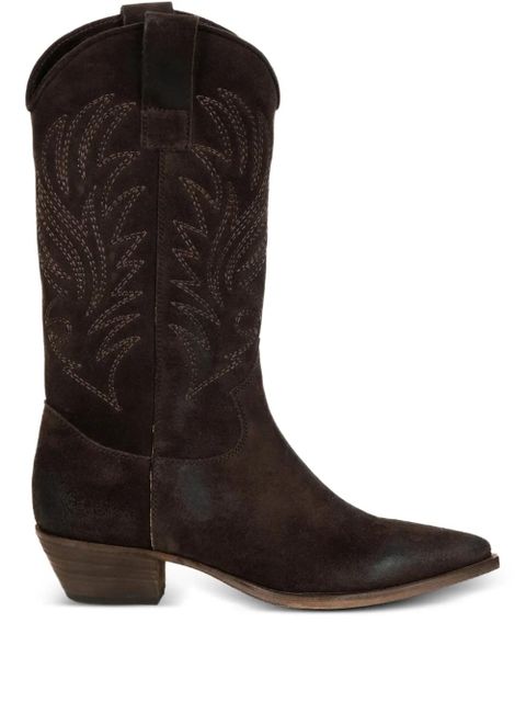 LEMAIRE embroidered boots - Brown - zdjęcie produktu nr 1