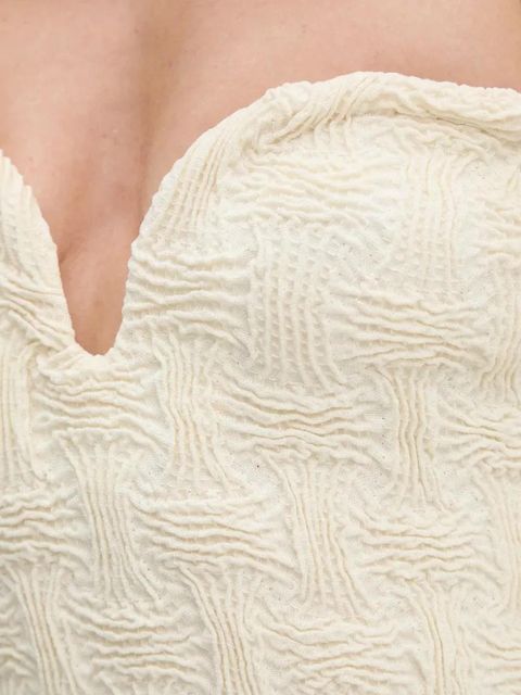 Nanushka textured halterneck dress - Neutrals