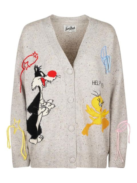 MC2 Saint Barth x Warner Bros V-neck cardigan - Neutrals - zdjęcie produktu nr 1