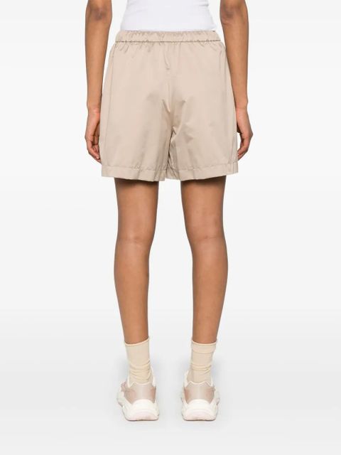 FENDI logo-patch shorts - Neutrals