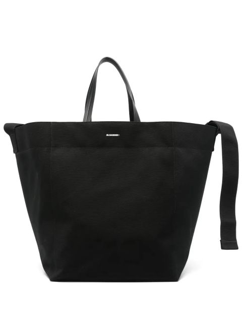 Jil Sander large Utility tote bag - Black - zdjęcie produktu nr 1