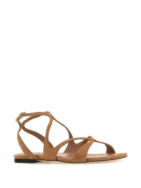 Jimmy Choo buckle-fastening suede sandals - Brown - zdjęcie produktu nr 2