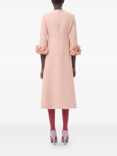 Valentino Garavani midi Crepe Couture midi dress - Pink