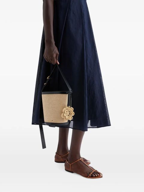Jil Sander Cannolo bucket bag - Neutrals