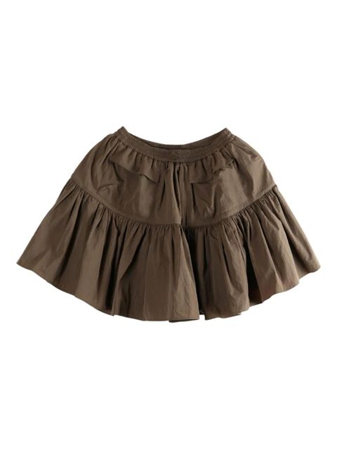 Cecilie Bahnsen ruffled pocket skirt - Brown - zdjęcie produktu nr 1