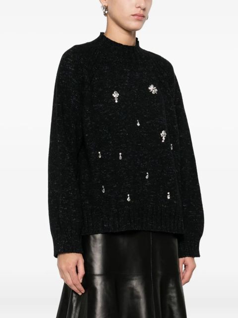 SOLOTRE embellished sweater - Black