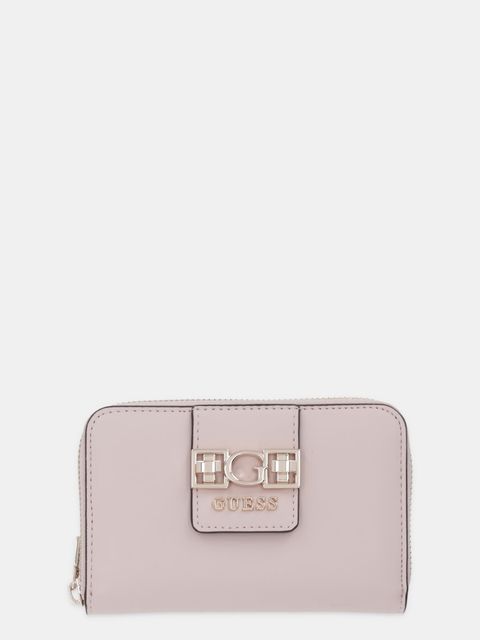 Guess portfel JANE damski kolor różowy SWVG98 91140 - zdjęcie produktu nr 1