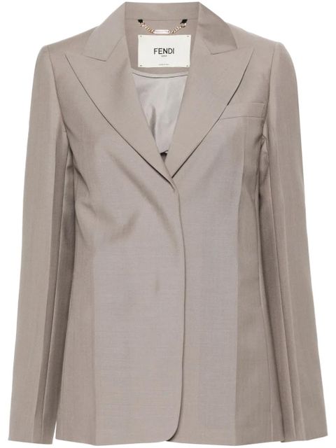 FENDI single-breasted blazer - Neutrals - zdjęcie produktu nr 1