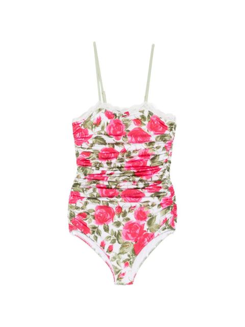 Chloé floral-lace bodysuit - White - zdjęcie produktu nr 1