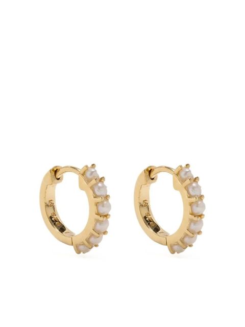 Missoma pearl huggie hoops - Gold - zdjęcie produktu nr 1