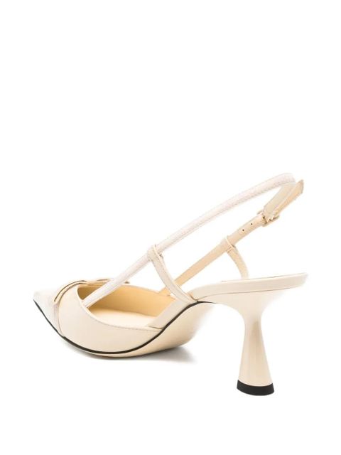 Jimmy Choo 65mm bow-detail pumps - Neutrals