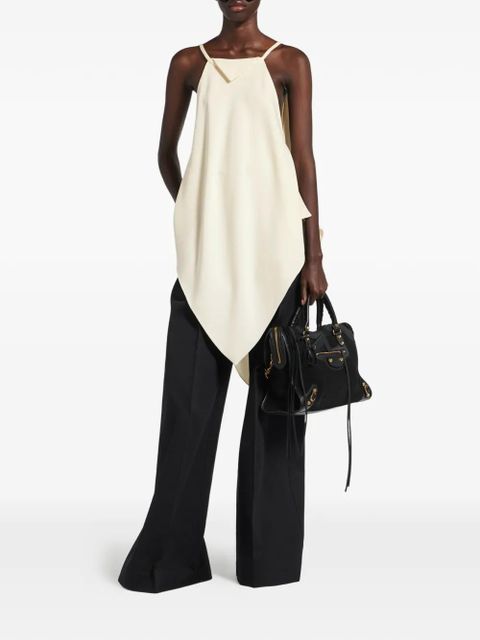 Balenciaga V-neck spaghetti-strap blouse - Neutrals - zdjęcie produktu nr 2