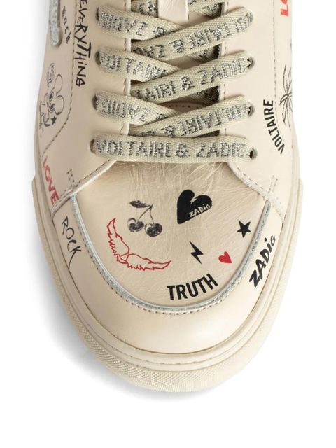 Zadig&Voltaire Fly On Love Tag trainers - Neutrals