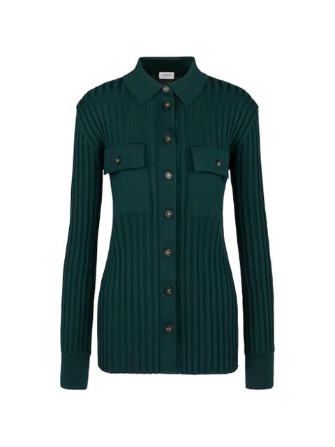Tod's ribbed button cardigan - Green - zdjęcie produktu nr 1