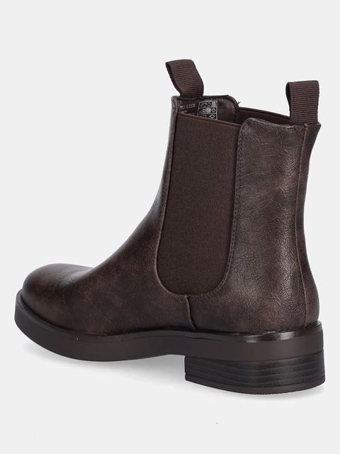 U.S. Polo Assn. sztyblety YLENIA003 damskie kolor brązowy na płaskim obcasie YLENIA003W/EY1