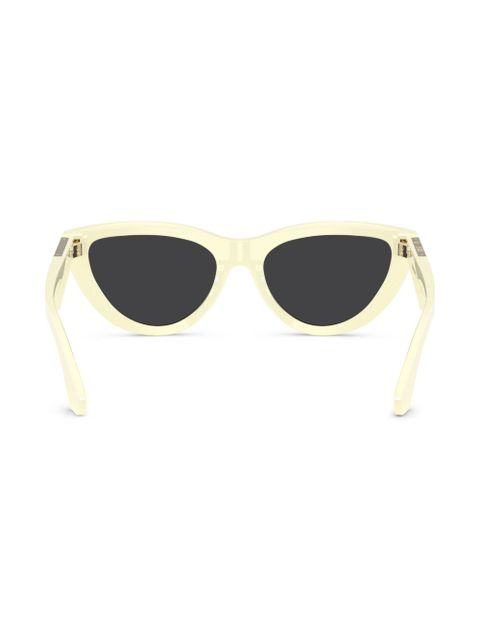 Burberry Eyewear pilot-frame sunglasses - Yellow